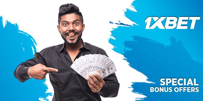 Learn what special offers 1xbet has prepared for players from India