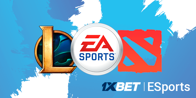1xbet offers to bet on popular esports disciplines