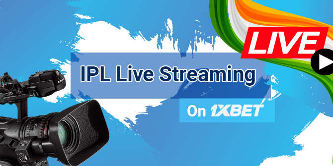 Transmissões ao vivo IPL disponíveis para 1xbet clientes
