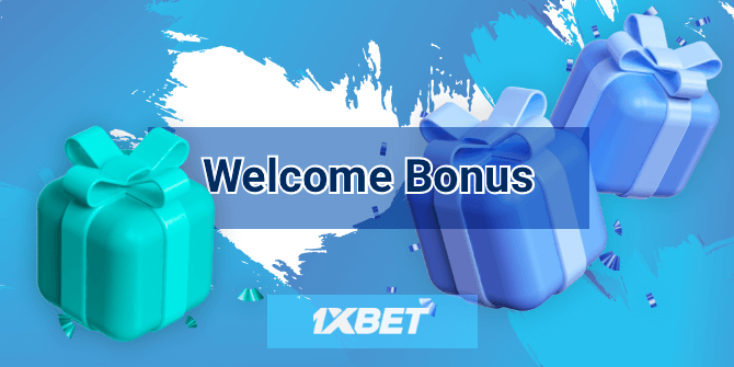 Welcome bonus from 1xbet for newbies