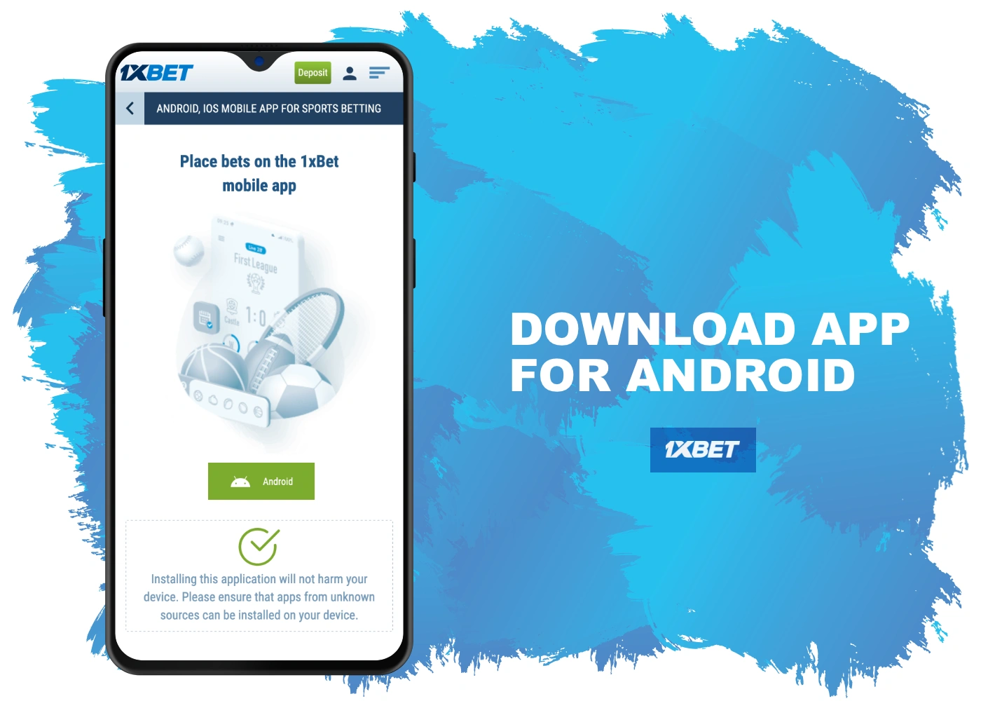 A step-by-step guide on how to download the 1xbet app on Android