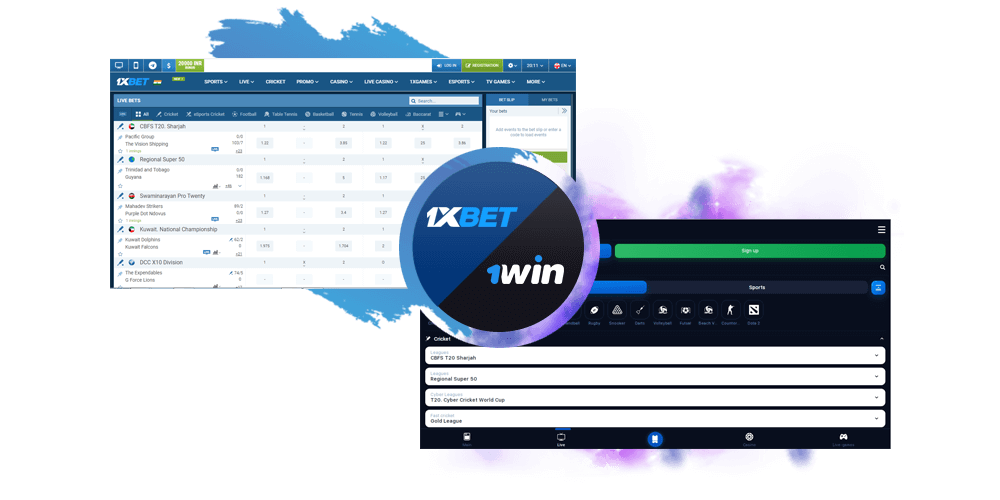 Betting on Sports: 1xBet vs 1win India