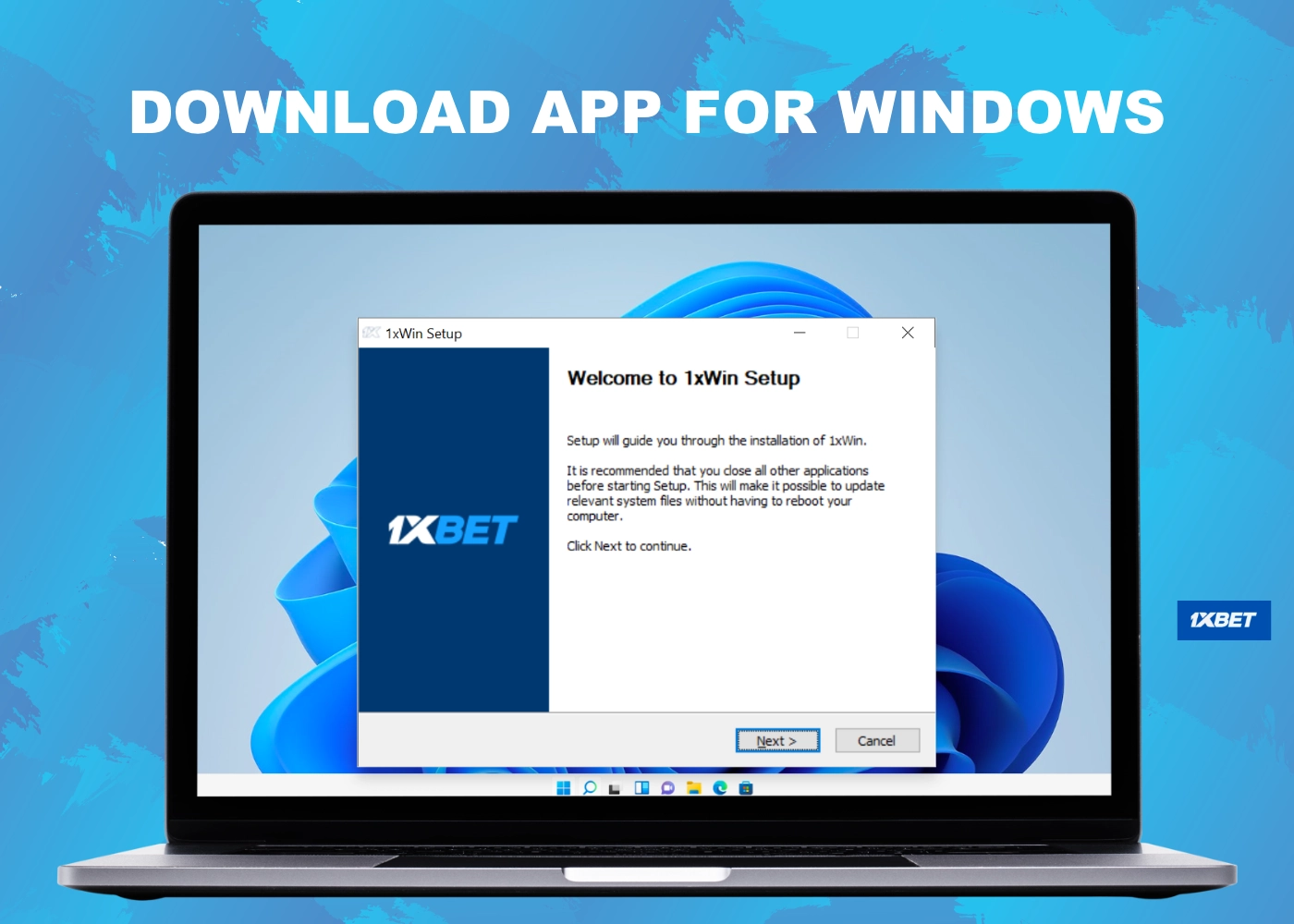 Download 1xBet app for PC Windows from the official website
